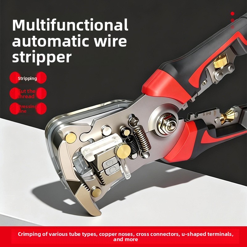 Automatic Wire Stripper Cutter - Pelacables Automático, Alicates de Crimpado, Cortador