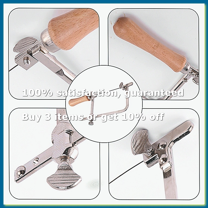 Hand Tools - Sierra de arco profesional ajustable con