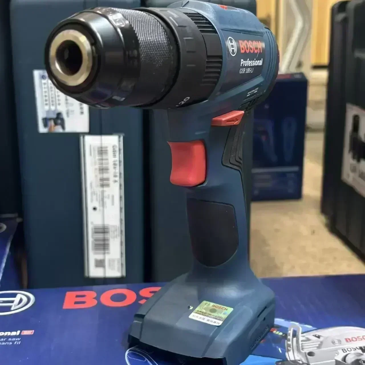 Brushless Cordless Electric Drill 18V - Taladro de impacto inalámbrico Bosch GSB