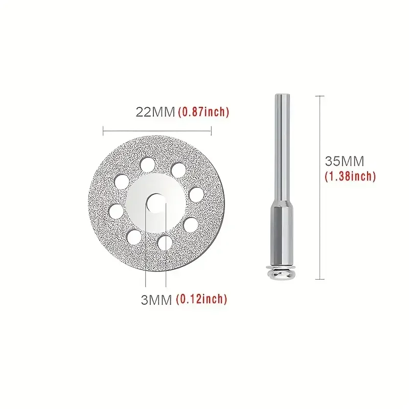 12 unids/set 22mm Hss disco de - Cordless Rotary Tool Kit Accessories reseña y precio