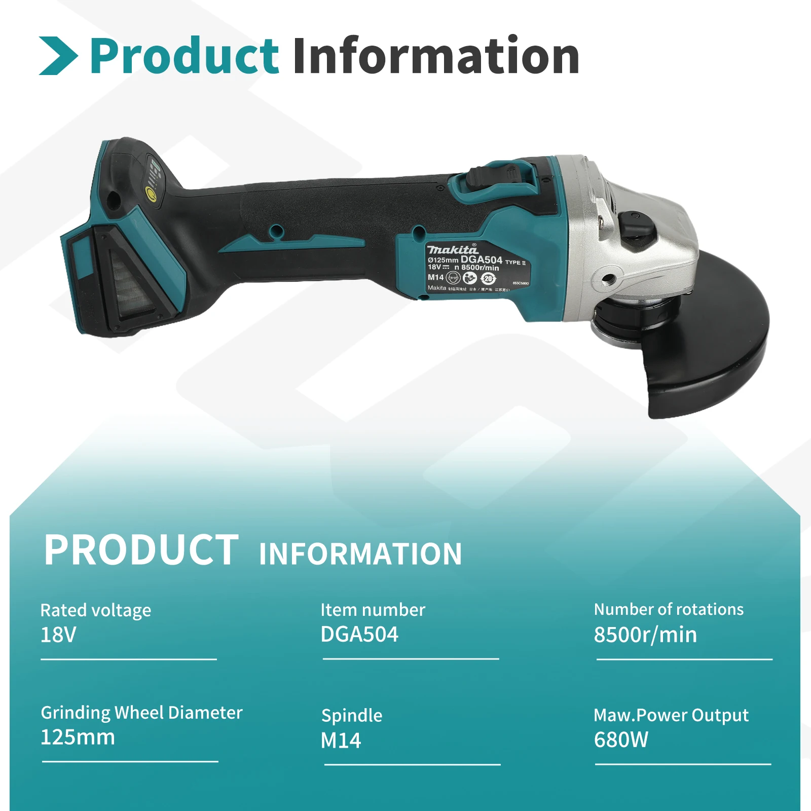 Amoladora angular de litio sin - Brushless Angle Grinder Battery Powered reseña y precio