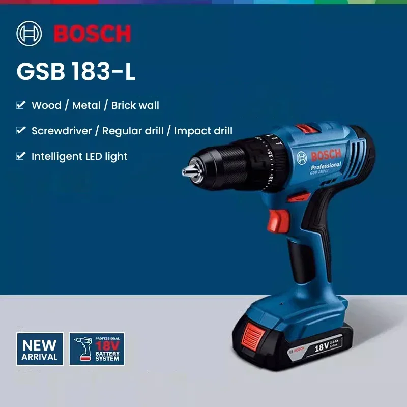 Taladro percutor inalámbrico B - Brushless Cordless Electric Drill 18V reseña y precio