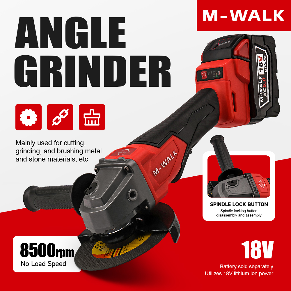 Amoladora angular sin escobill - Brushless Angle Grinder Battery Powered reseña y precio