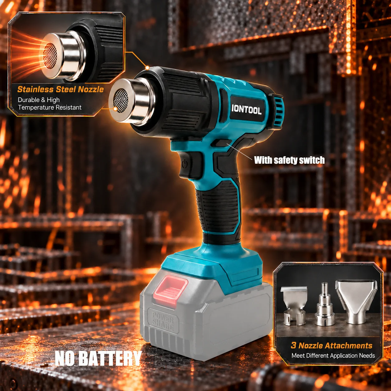 Pistola de calor inalámbrica I - Cordless Heat Gun For Shrink Tubing reseña y precio