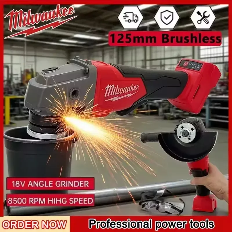 Nueva Amoladora Angular Milwau - Brushless Angle Grinder Battery Powered reseña y precio