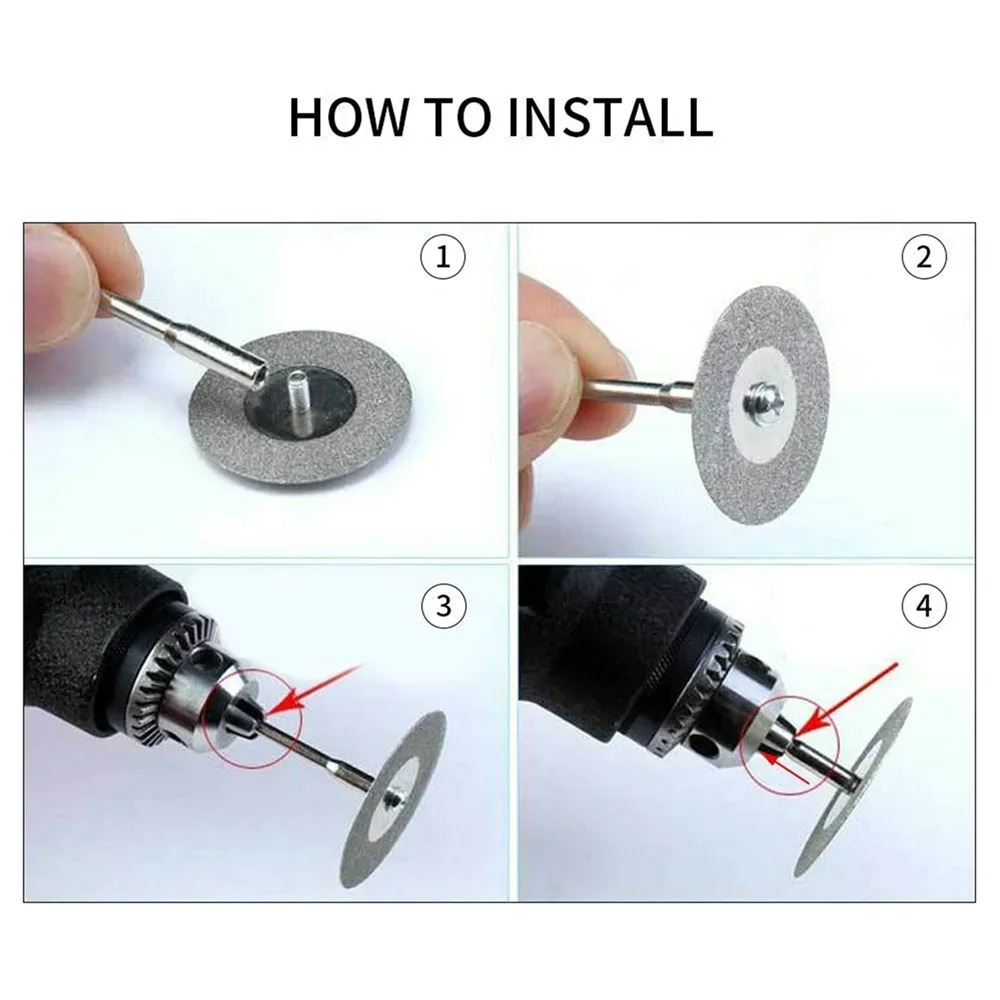 Juego de discos de corte de di - Cordless Rotary Tool Kit Accessories reseña y precio